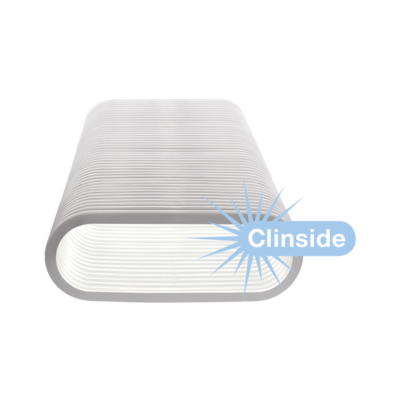 Cut-Out Zehnder ComfoTube flat 51 Comfortable indoor ventilation Front view