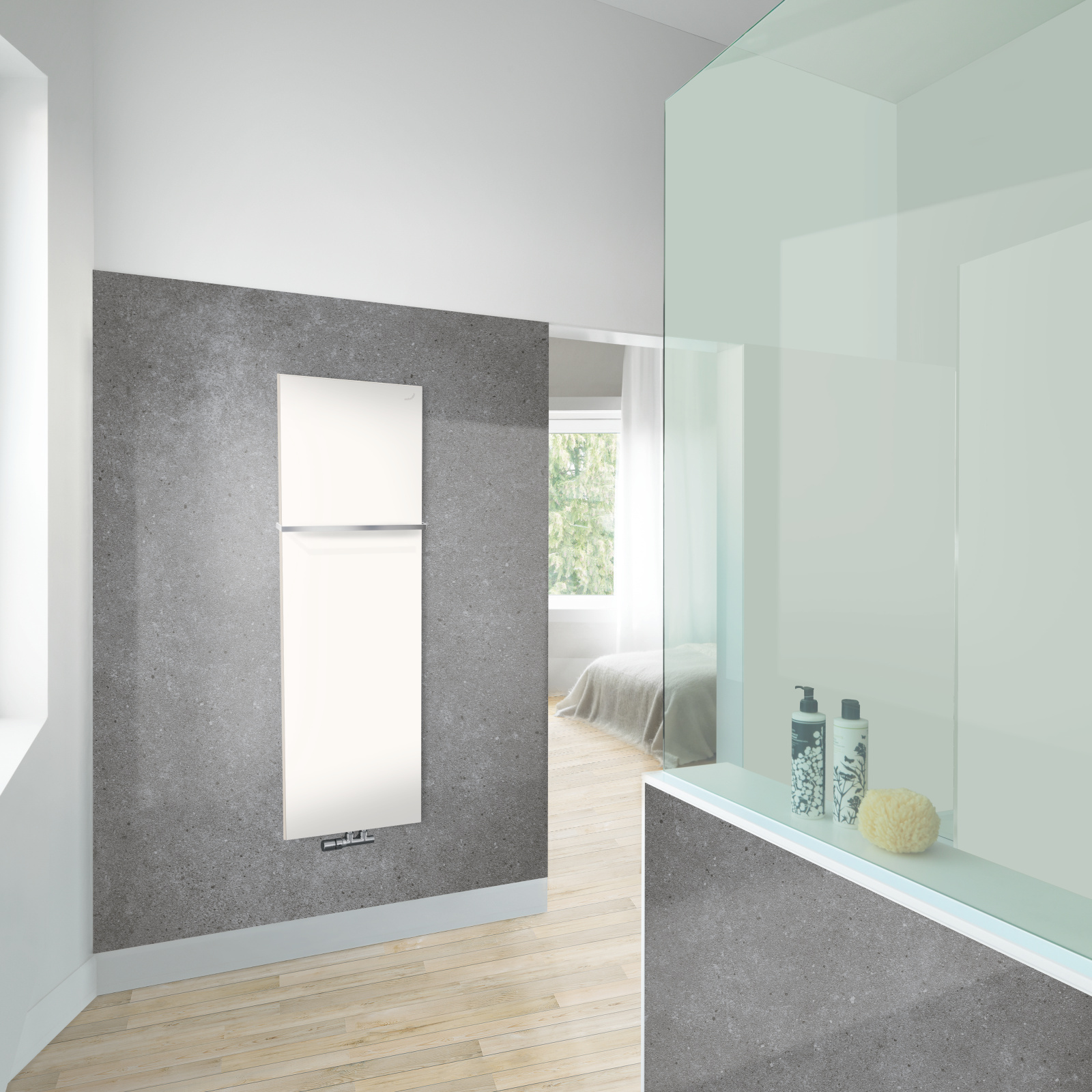 Cut-Out Zehnder Fina Lean Bar Decorative radiator 