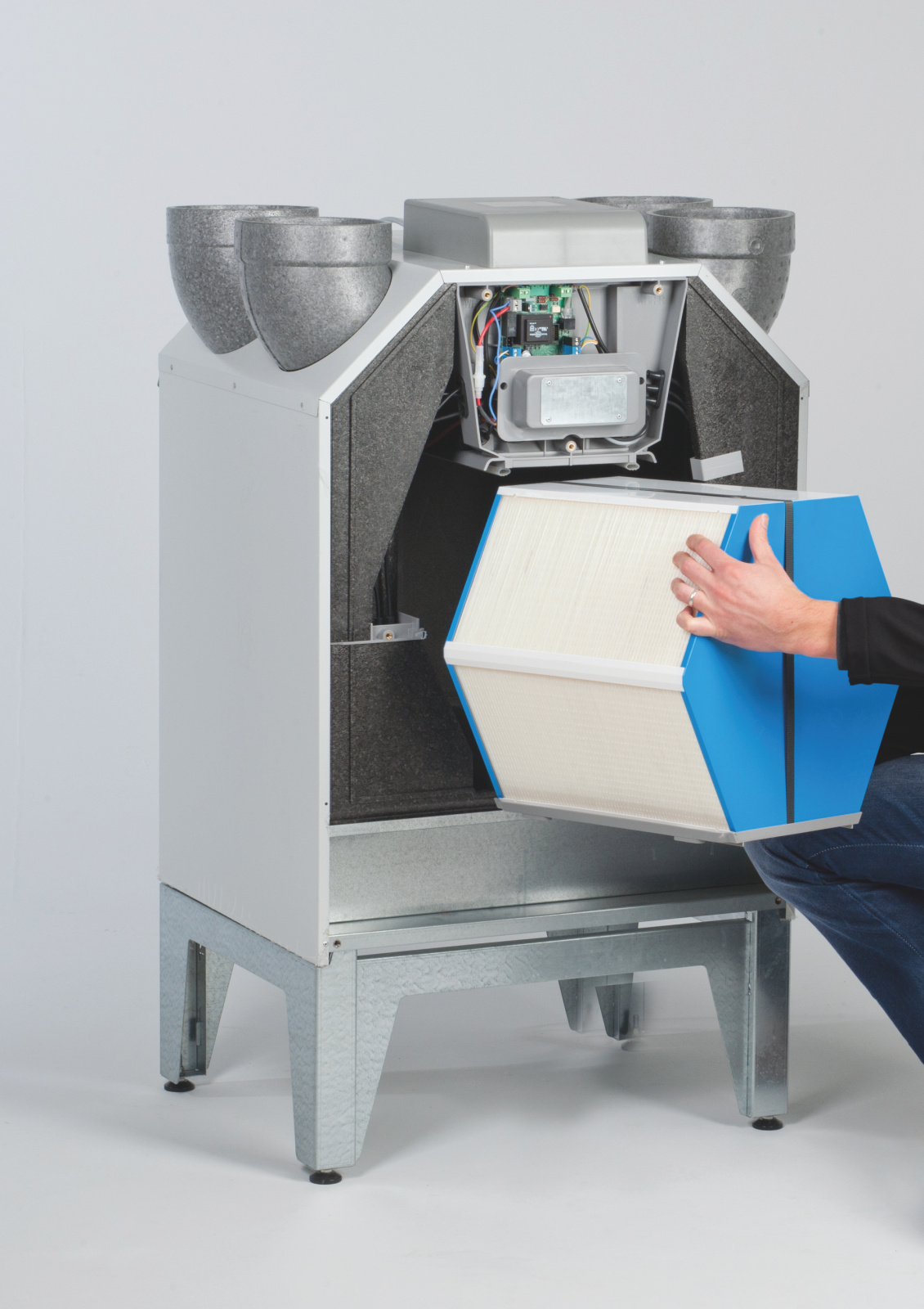 Focus Zehnder Enthalpie Exchanger for ComfoAir Comfortable indoor ventilation 3D view