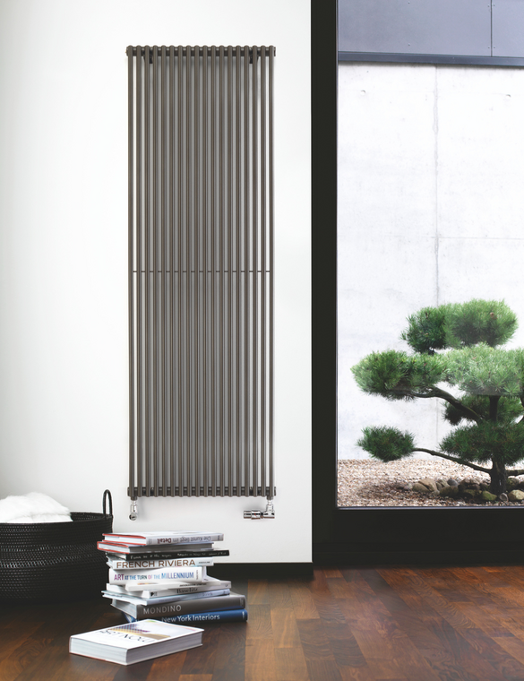 Rendering Zehnder Kleo Decorative radiator Front view