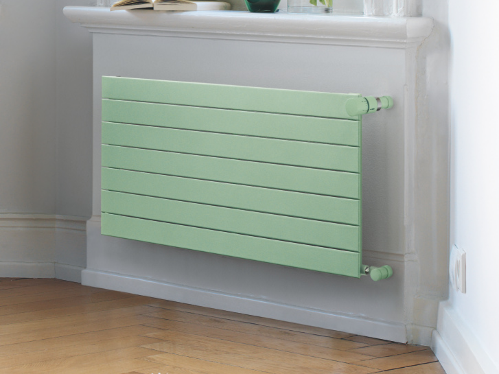 Rendering Zehnder Nova Decorative radiator Angled view