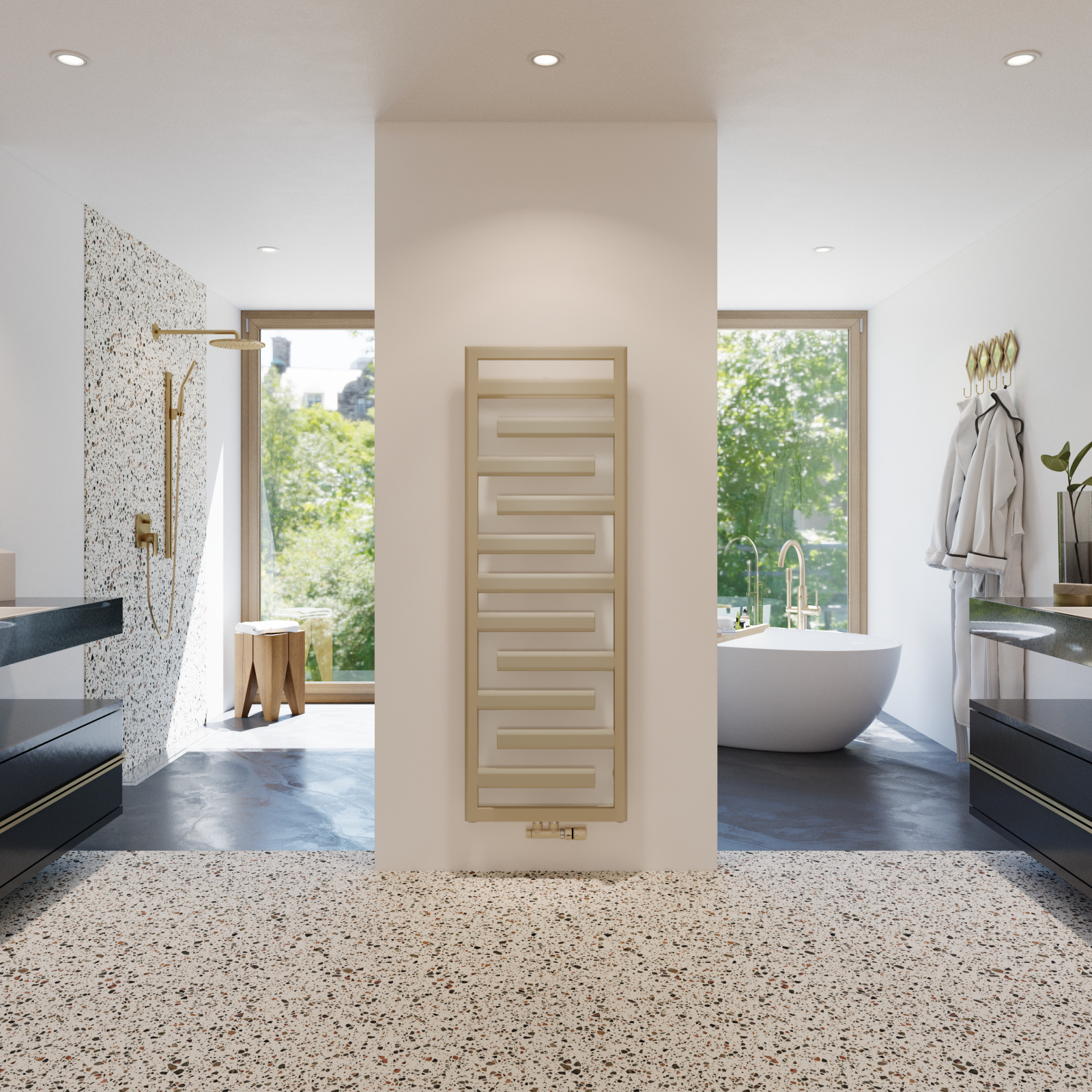 Cut-Out Zehnder Tetris Decorative radiator 
