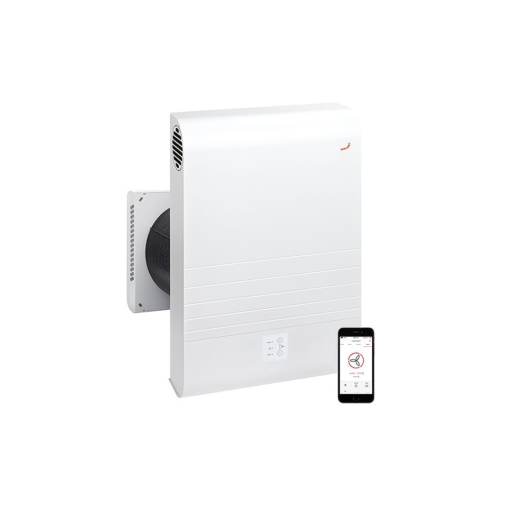 Cut-Out Zehnder ComfoAir 70 Comfortable indoor ventilation Angled view