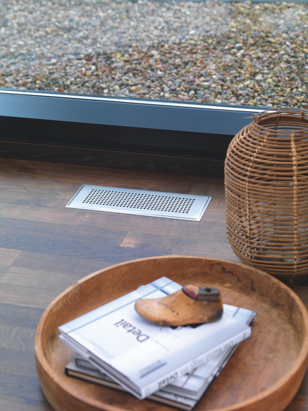 Rendering Zehnder ComfoGrid CLD Comfortable indoor ventilation Top view