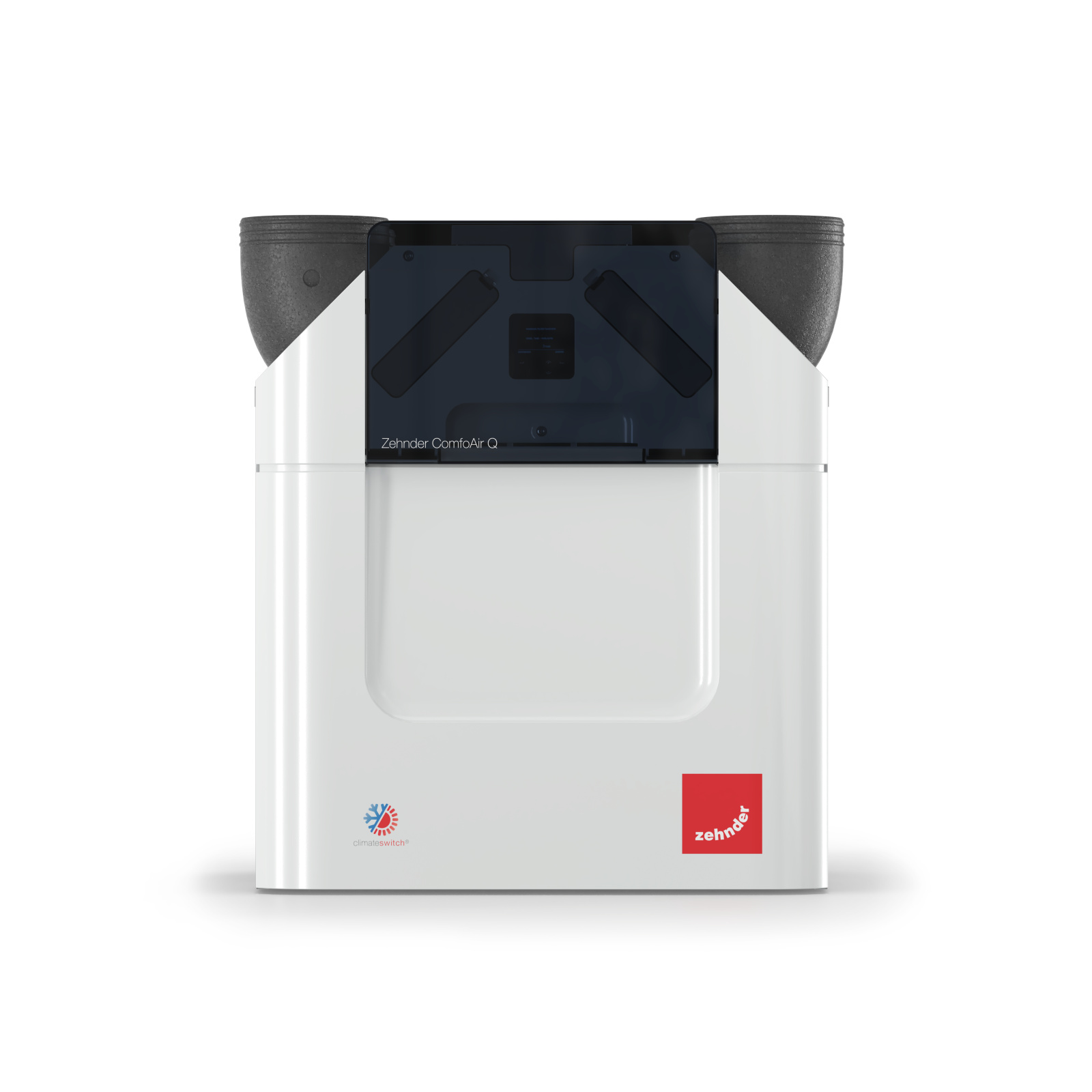 Cut-Out Zehnder ComfoAir Q350 TR Comfortable indoor ventilation Front view