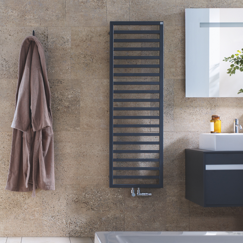 Rendering Zehnder Quaro Decorative radiator Front view