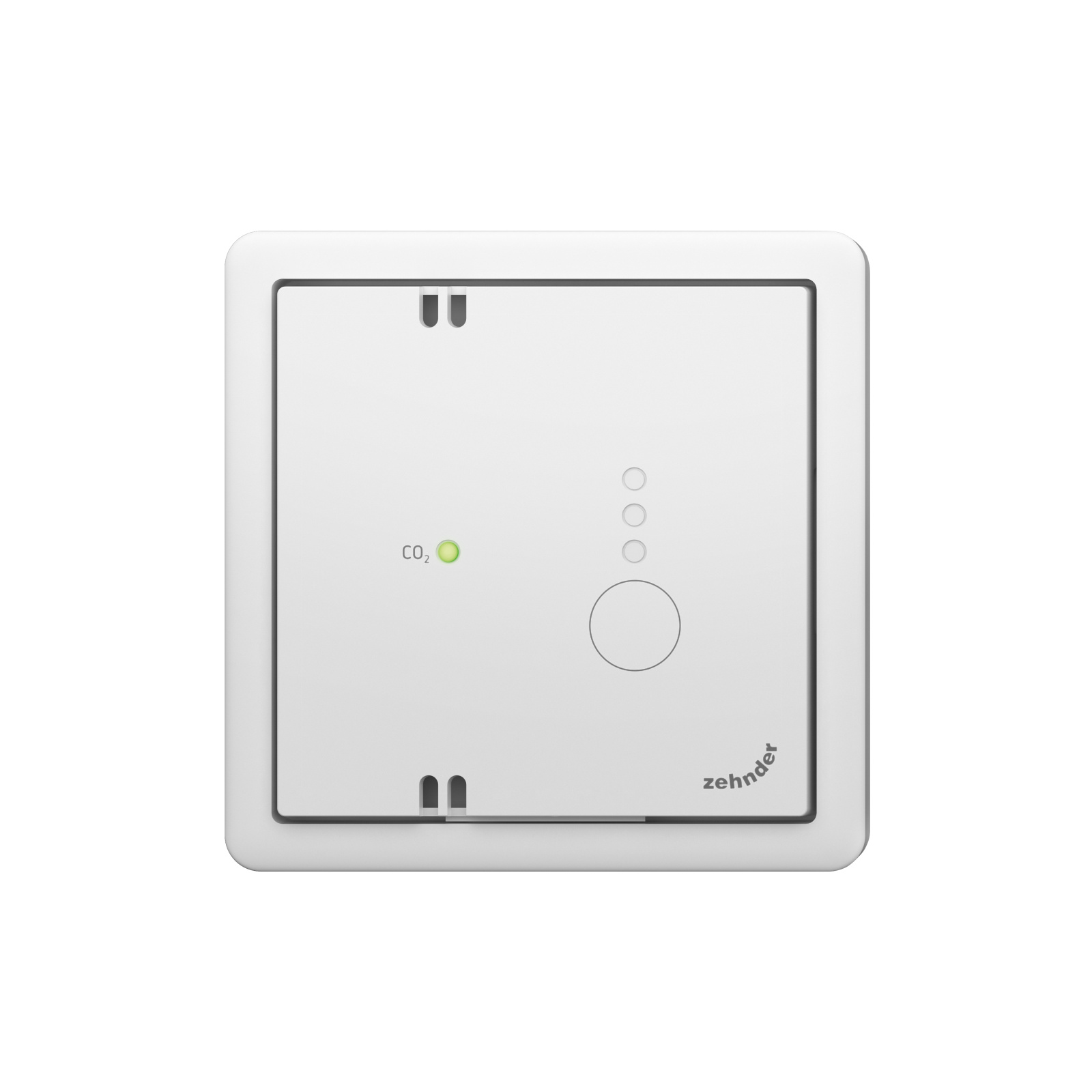 Cut-Out Zehnder CO2 Sensor RF Comfortable indoor ventilation Front view