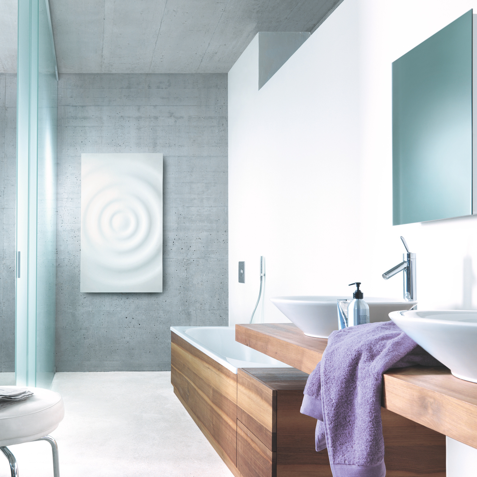 Rendering Zehnder Splash Decorative radiator 